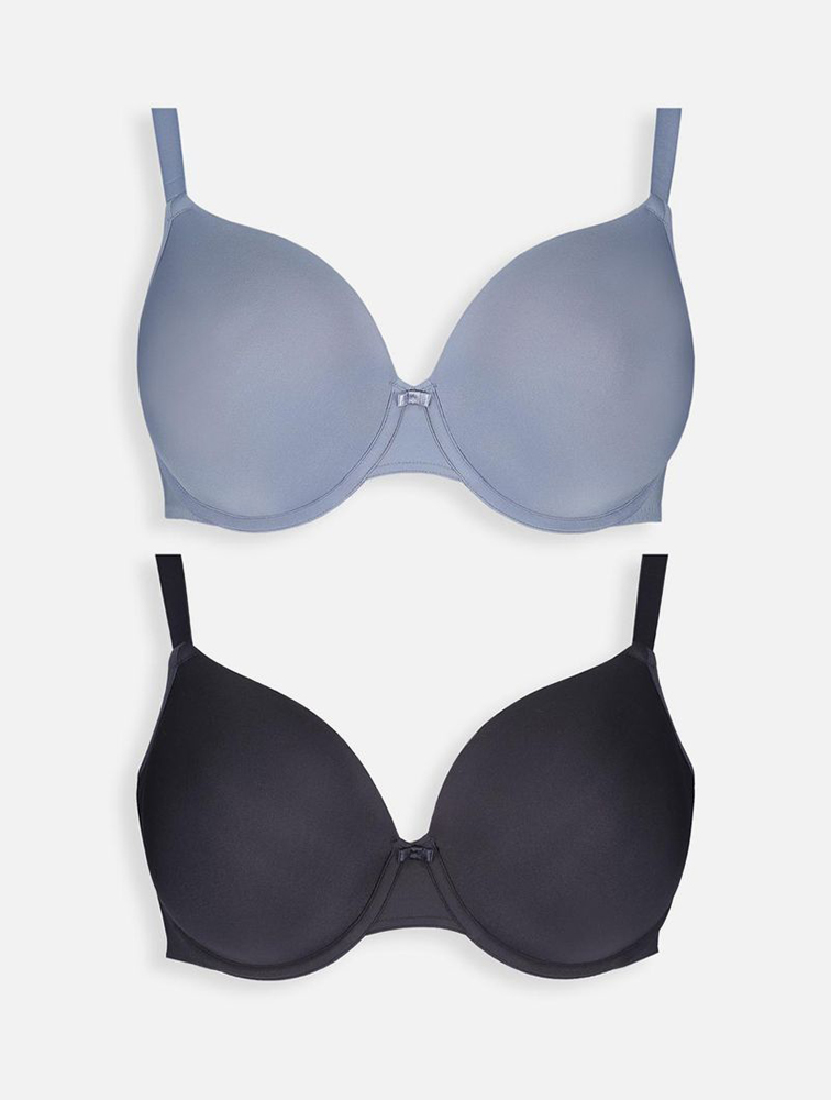 MyRunway Shop Woolworths Navy Padded Underwire Tshirt Bras 2 Pack